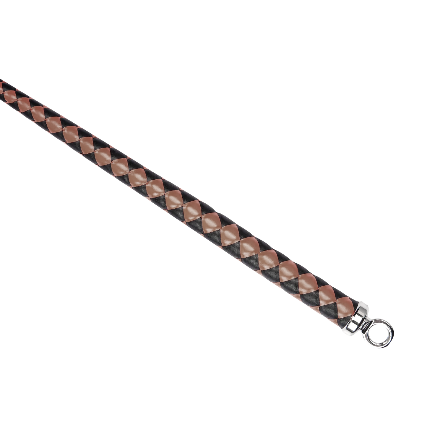 RISE - BDSM Zweep - Feather Wide Single Tail - Wijnrood/Zwart-Rimbastore.com