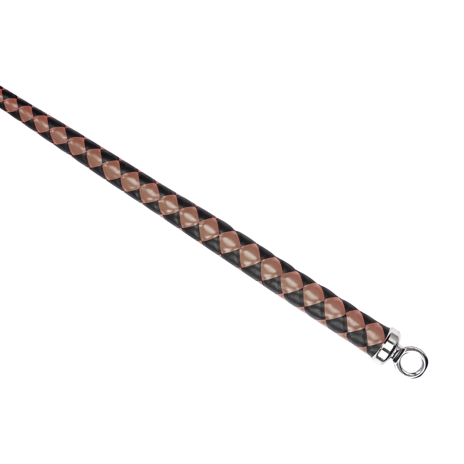 RISE - BDSM Zweep - Feather Wide Single Tail - Wijnrood/Zwart-Rimbastore.com