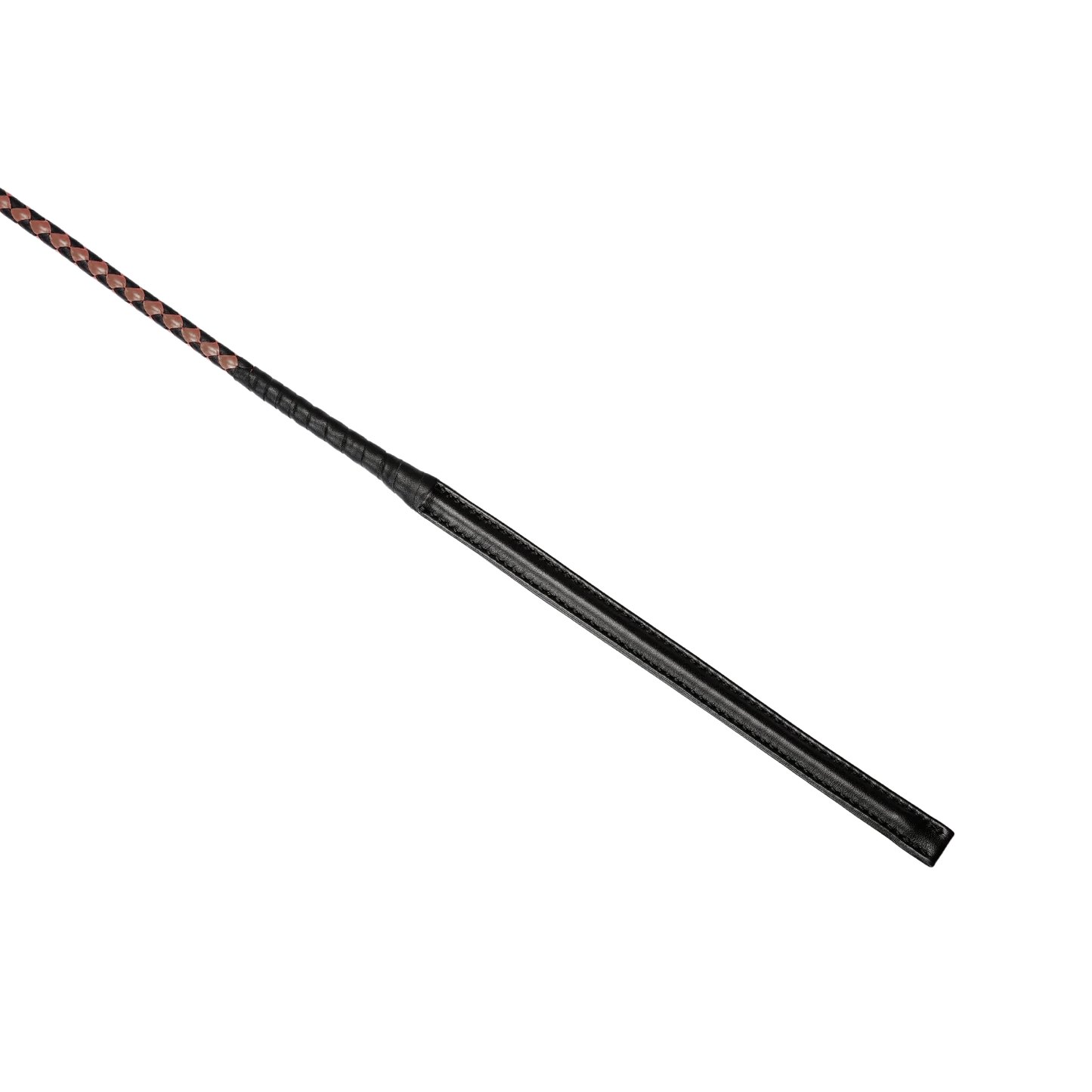 RISE - BDSM Zweep - Feather Wide Single Tail - Wijnrood/Zwart-Rimbastore.com