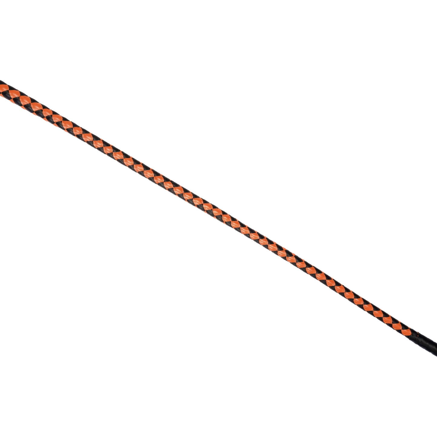 RISE - BDSM Zweep - Feather Slim Single Tail - Oranje/Zwart-Rimbastore.com