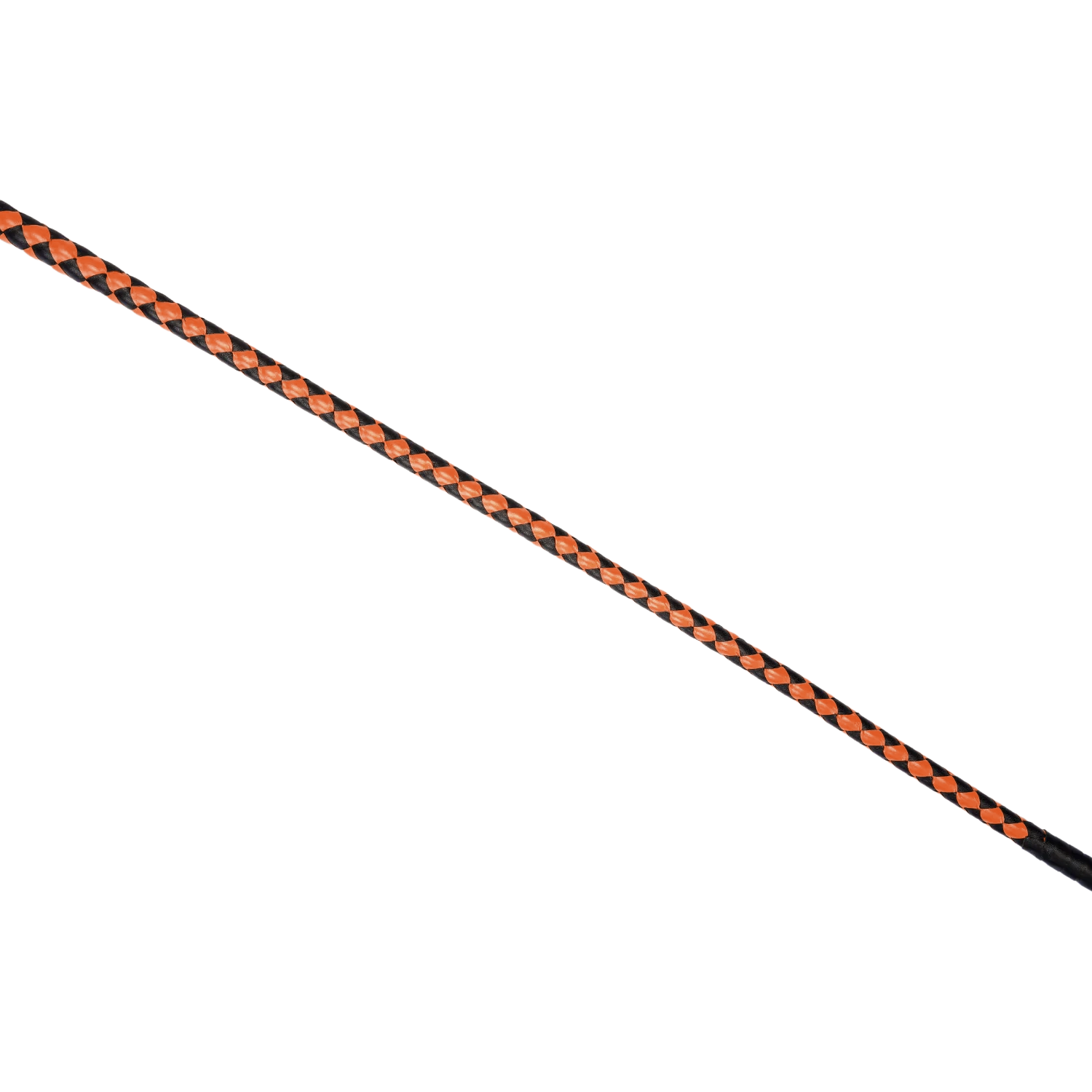 RISE - BDSM Zweep - Feather Slim Single Tail - Oranje/Zwart-Rimbastore.com