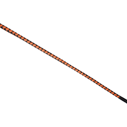 RISE - BDSM Zweep - Feather Slim Single Tail - Oranje/Zwart-Rimbastore.com