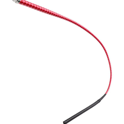 RISE - BDSM Zweep - Feather Slim Single Tail - Rood/Roze-Rimbastore.com