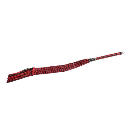 RISE - Cat O' Nine BDSM Zweep - Heavy - Zwart/Rood-Rimbastore.com