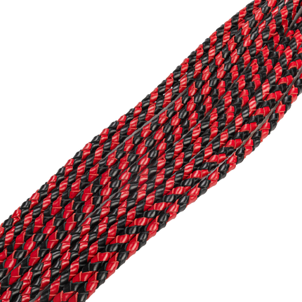 RISE - Cat O' Nine BDSM Zweep - Heavy - Zwart/Rood-Rimbastore.com