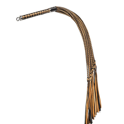 RISE - Cat O' Nine BDSM Zweep - Regular - Zwart/Goud-Rimbastore.com