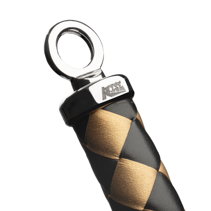 RISE - Cat O' Nine BDSM Zweep - Regular - Zwart/Goud-Rimbastore.com