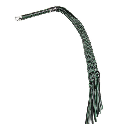 RISE - Cat O' Nine BDSM Zweep - Regular - Zwart/Groen-Rimbastore.com
