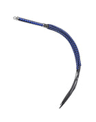 RISE - Cat O' Nine BDSM Zweep - Extra Heavy - Zwart/Blauw-Rimbastore.com