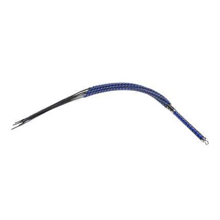 RISE - Cat O' Nine BDSM Zweep - Extra Heavy - Zwart/Blauw-Rimbastore.com