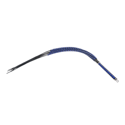 RISE - Cat O' Nine BDSM Zweep - Extra Heavy - Zwart/Blauw-Rimbastore.com
