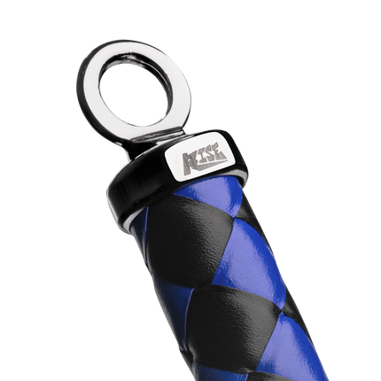 RISE - Cat O' Nine BDSM Zweep - Extra Heavy - Zwart/Blauw-Rimbastore.com