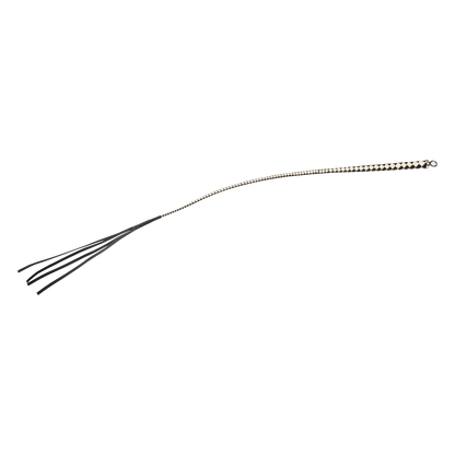 RISE - Japanse Bull Whip - 120 cm - Zwart/Wit-Erotiekvoordeel.nl