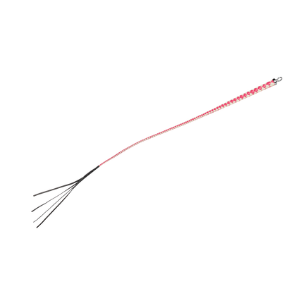 RISE - Japanse Bull Whip - 120 cm - Roze/Wit-Erotiekvoordeel.nl