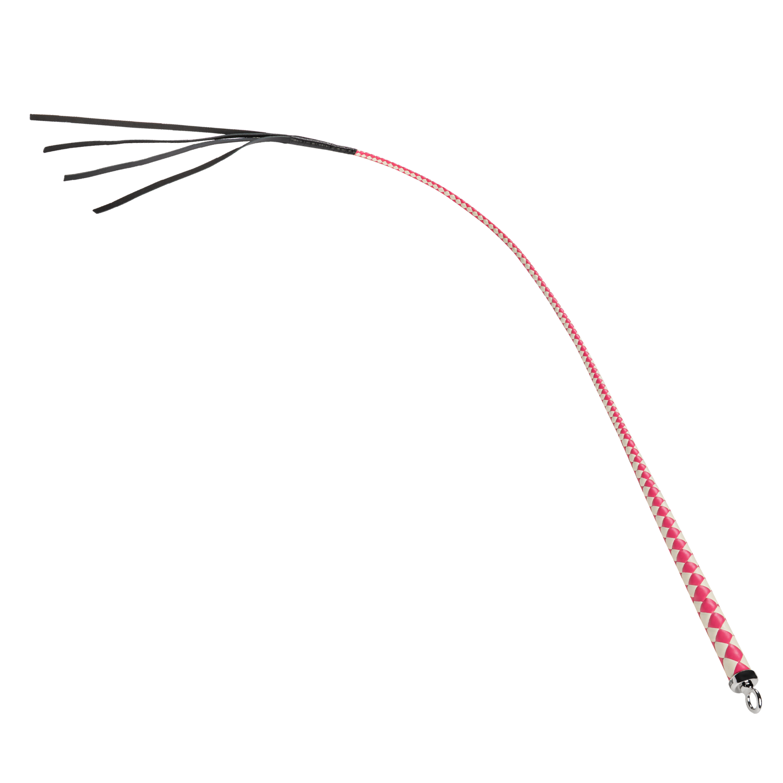 RISE - Japanse Bull Whip - 120 cm - Roze/Wit-Erotiekvoordeel.nl