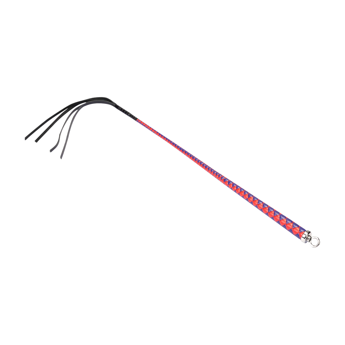 RISE - Japanse Bull Whip - 90 cm - Rood/Blauw-Erotiekvoordeel.nl