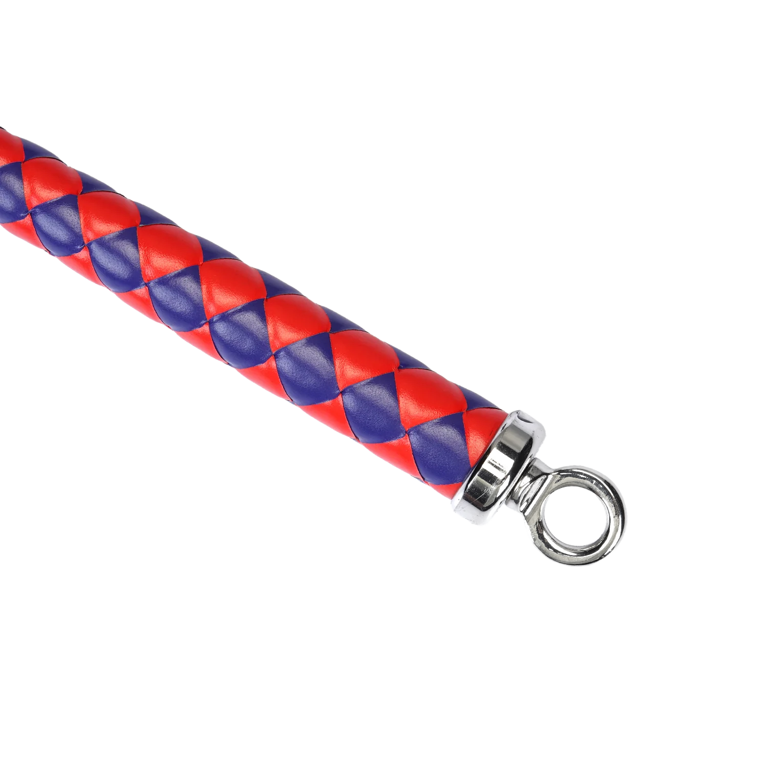 RISE - Japanse Bull Whip - 90 cm - Rood/Blauw-Erotiekvoordeel.nl