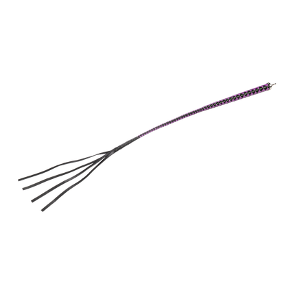 RISE - Japanse Bull Whip - 90 cm - Zwart/Paars-Erotiekvoordeel.nl