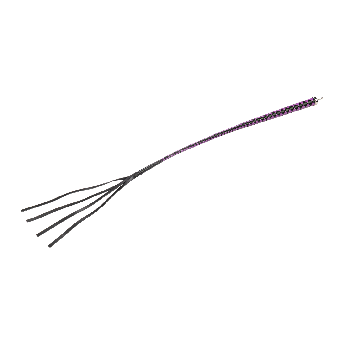 RISE - Japanse Bull Whip - 90 cm - Zwart/Paars-Erotiekvoordeel.nl