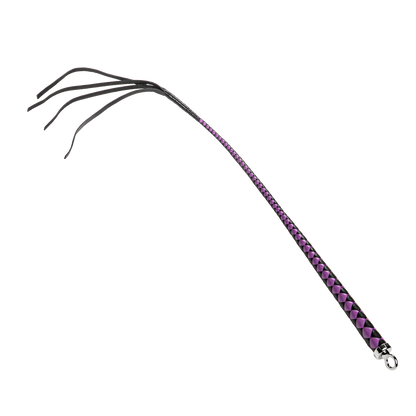 RISE - Japanse Bull Whip - 90 cm - Zwart/Paars-Erotiekvoordeel.nl
