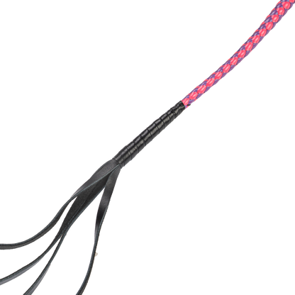 RISE - Japanse Bull Whip - 90 cm - Roze/Paars-Erotiekvoordeel.nl