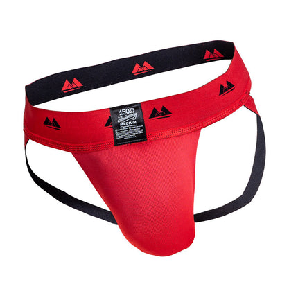 MM Original - REV2 - Reversible Jockstrap - Herenslip - Tailleband 5 cm - Zwart/Rood-Erotiekvoordeel.nl