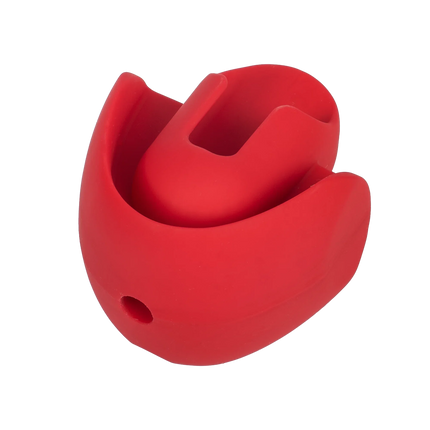 Rimba Mondknevel met Bit - Zwart/Rood-Erotiekvoordeel.nl
