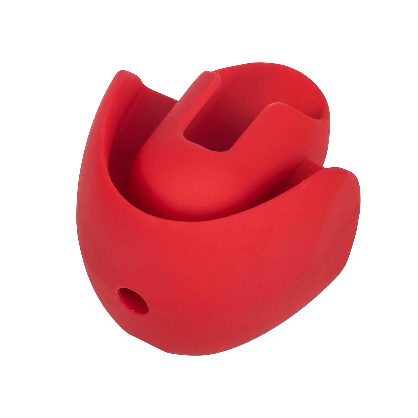 Rimba Mondknevel met Bit - Zwart/Rood-Erotiekvoordeel.nl