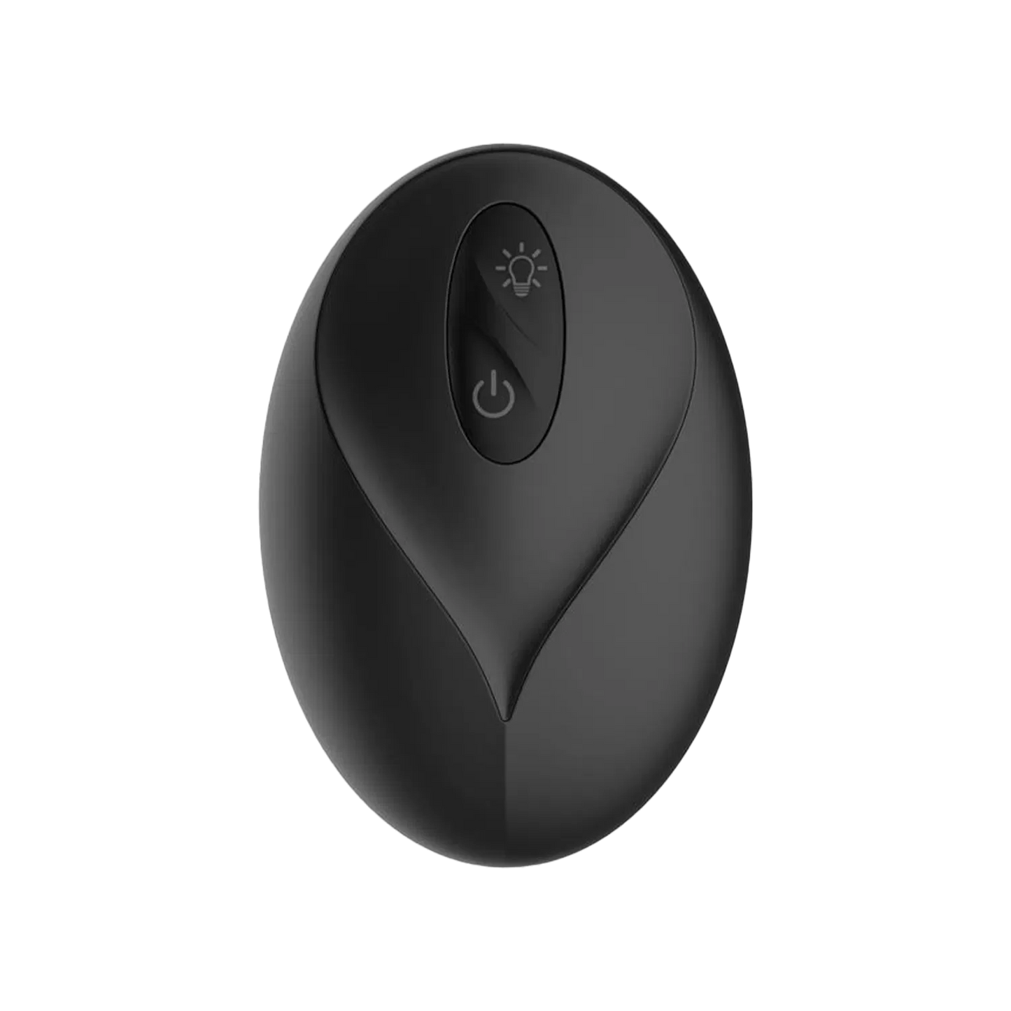 IY - Krax - Butt Plug with Vibration and Thrusting Motion - With LED Light - Black