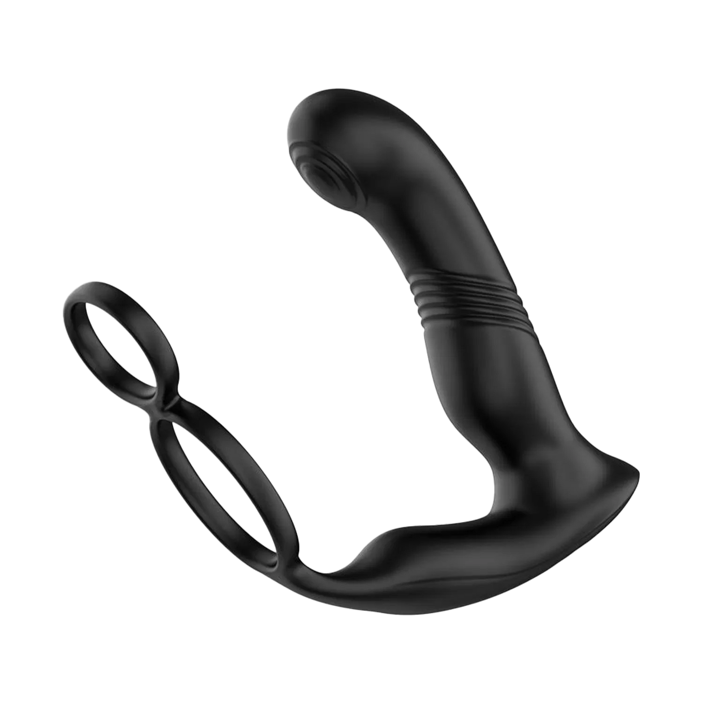 IY - Astex - Masseur prostatique à pulsations et vibrations avec télécommande - Noir