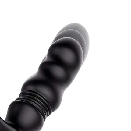 IY - Womp - Stoßender und vibrierender Prostatamassager mit Fernbedienung - Schwarz