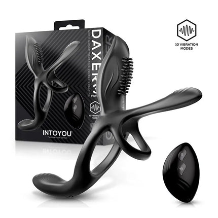 IY – Daxer – Vibrating Penis Extender with Remote Control – Black