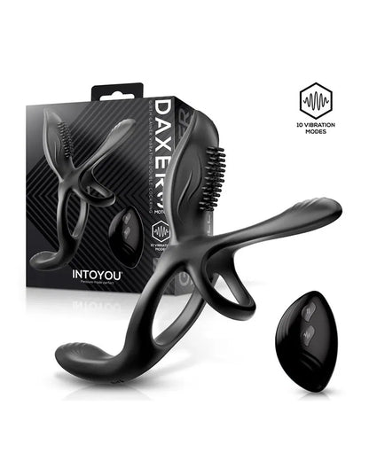 IY – Daxer – Vibrating Penis Extender with Remote Control – Black