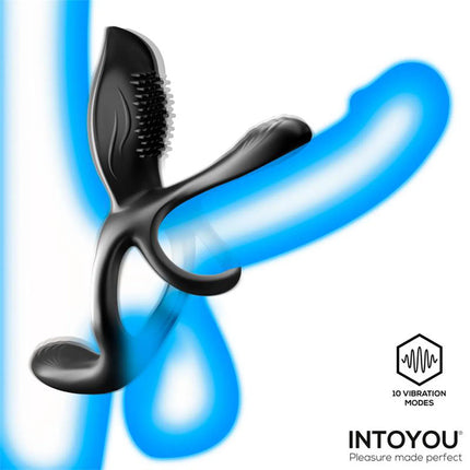IY – Daxer – Vibrating Penis Extender with Remote Control – Black