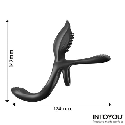 IY – Daxer – Vibrating Penis Extender with Remote Control – Black
