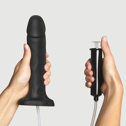 Strap-on-Me - Squirting Cum Dildo - Realistiche Spuitende Dildo - Zwart-Erotiekvoordeel.nl