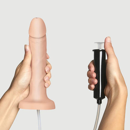 Strap-on-Me - Squirting Cum Dildo - Realistiche Spuitende Dildo - Lichte Huidskleur-Erotiekvoordeel.nl