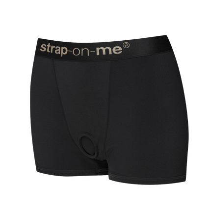 Strap-On-Me - Allure - Strap-On Harnas Short - Zwart-Erotiekvoordeel.nl