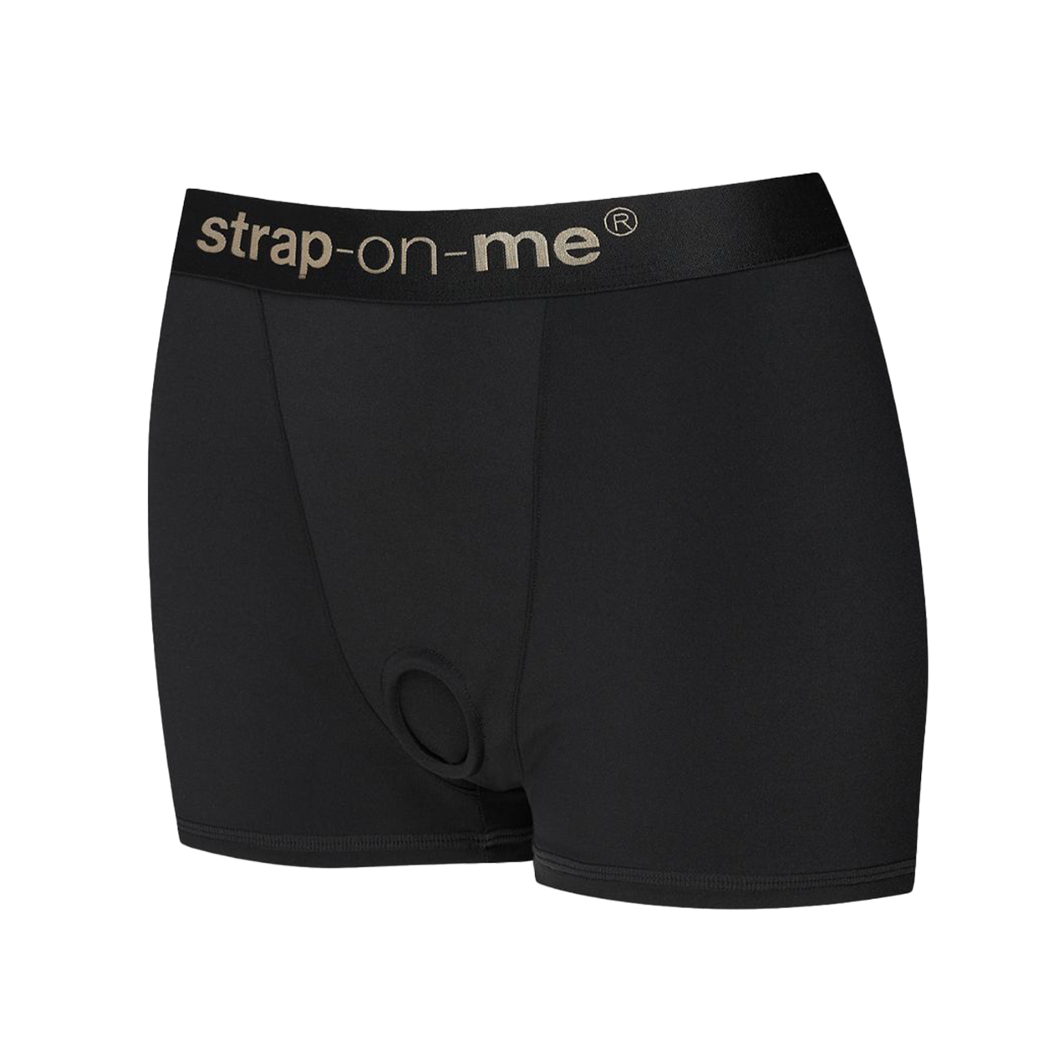 Strap-On-Me - Allure - Strap-On Harnas Short - Zwart-Erotiekvoordeel.nl