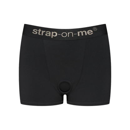 Strap-On-Me - Allure - Strap-On Harnas Short - Zwart-Erotiekvoordeel.nl