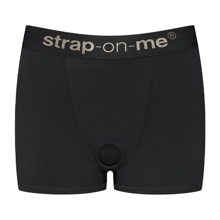 Strap-On-Me - Allure - Strap-On Harnas Short - Zwart-Erotiekvoordeel.nl