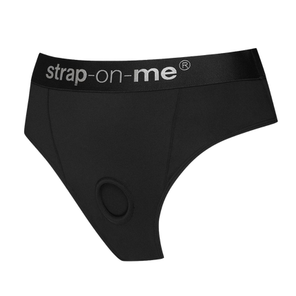 Strap-On-Me - Idole - Strap-On Harnas Slip - Zwart-Erotiekvoordeel.nl