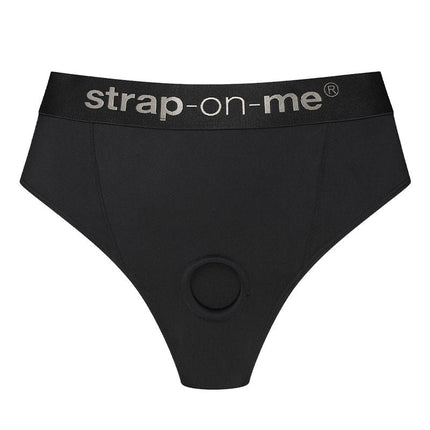 Strap-On-Me - Idole - Strap-On Harnas Slip - Zwart-Erotiekvoordeel.nl