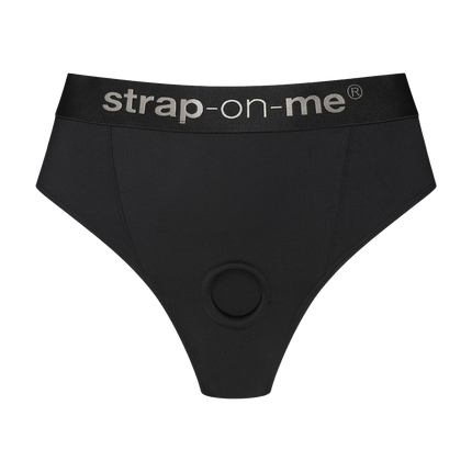 Strap-On-Me - Idole - Strap-On Harnas Slip - Zwart-Erotiekvoordeel.nl