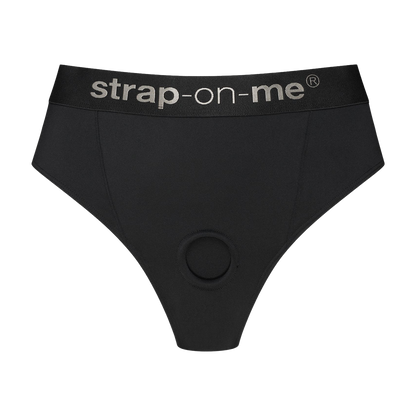Strap-On-Me - Idole - Strap-On Harnas Slip - Zwart-Erotiekvoordeel.nl
