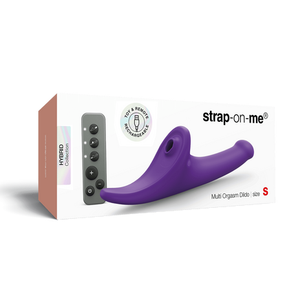 Strap-On-Me - Multi Orgasm Dildo - Strapless Strap-on met Luchtdruk Stimulatie - Paars