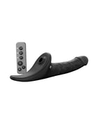 Strap-On-Me - Multi-Orgasm Realistic Dildo - Strapless Strap-On with Flapper Technology - Black
