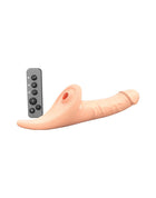 Strap-On-Me – Realistischer Multi-Orgasmus-Dildo – Strapless-Strap-on mit Flapper-Technologie – Helle Hautfarbe