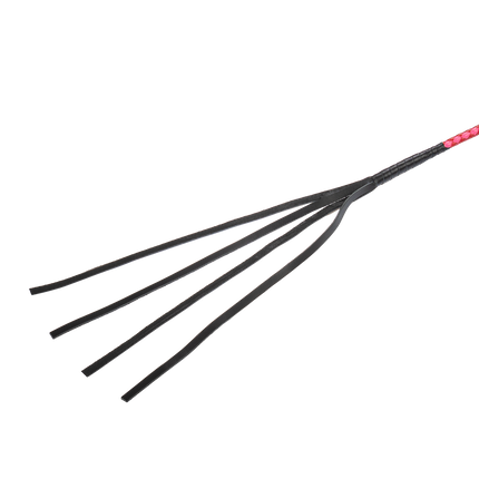 RISE - Japanse Bull Whip - 90 cm - Roze/Rood-Erotiekvoordeel.nl