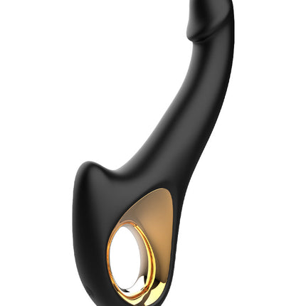 Rimba - Sensual nights SN07 - G-Spot Vibrator met Bewegende Kop - Zwart-Erotiekvoordeel.nl